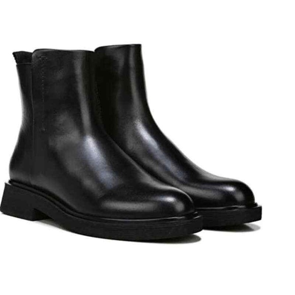 Franco Sarto Shoes - Franco Sarto Beam‎ Black Leather Chelsea Biker Ankle Boots Booties 9M 39